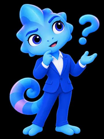 Maskot Scenaria sedang bertanya